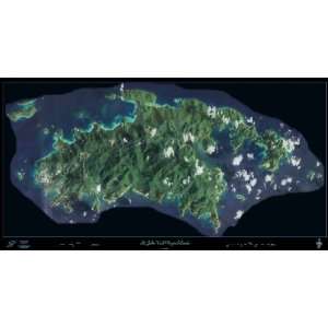  Laminated St. John U.S. Virgin Islands in very high 