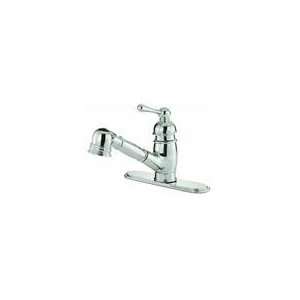  Danze Inc Opulence Single Handle Pull out Kitchen Faucet 