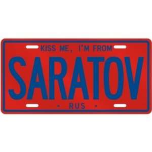  NEW  KISS ME , I AM FROM SARATOV  RUSSIA LICENSE PLATE 