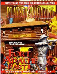 PLAYSET MAGAZINE Issue #14 FORT APACHE PART II MARX HERALD PLASTIC 