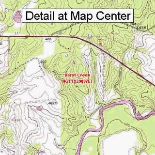  USGS Topographic Quadrangle Map   Darst Creek, Texas 