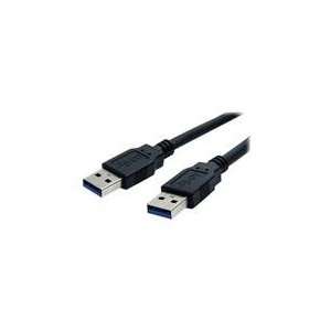   ft. Black SuperSpeed USB 3.0 Cable A to A   M/M Electronics