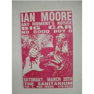    Ian Moore Handbill Poster @ The Sanitarium 