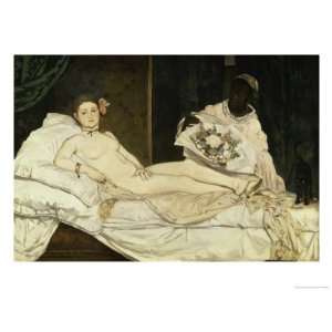  Olympia, c.1863 Giclee Poster Print by Édouard Manet 