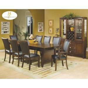  Capria Traditional Formal Dining in Walnut Finish