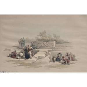 FRAMED oil paintings   David Roberts   24 x 16 inches   Fountain At 