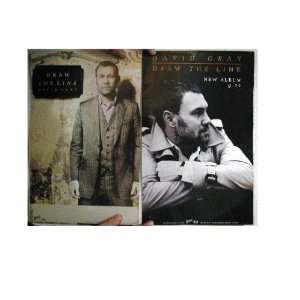  David Gray Poster Draw The Line 2 Sided 