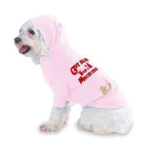  Give Blood Tease a Minature Schnauzer Hooded (Hoody) T 