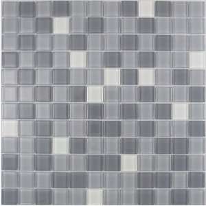  Glass Mosaic Tile Salt N Pepper