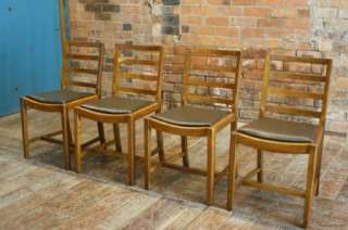Fabulous Oak Dining Table & 4 Ladder back Chairs Designed by GORDON 