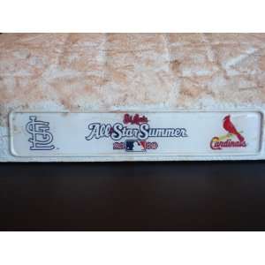   CARDINALS GAME USED 1st BASE w/ 2009 ALL STAR SUMMER JEWELS   ALBERT