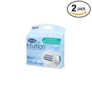 Schick Intuition Conditioner Sticks for Sensitive Skin, Fragrance Free 
