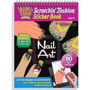    Scratchin Fashion Activity Book Nail Art