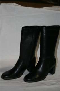 Paola Ruggeri Compass Womens Heel Boots Black 6.5 New  