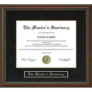  The Masters Seminary (TMS) Diploma Frame Sports 