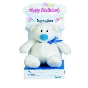   Ganz Bear Your Soul   December Birthday Teddy Bear Plush Toys & Games