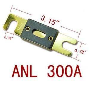   Pack 300AMP 300A ANL Fuse Gold Plated For Car Audio