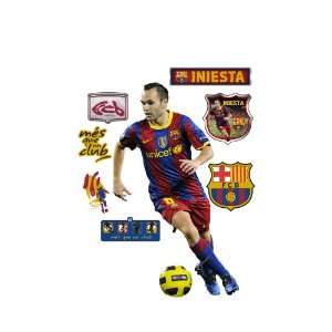  FC Barcelona Andr?s Iniesta Wall Graphic Sports 