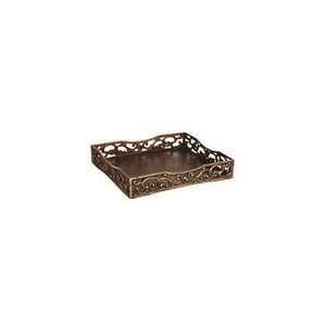   of 2 Regal Scroll Decorative Cast Iron Letter Trays