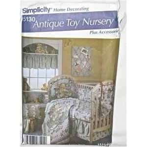  Home Decorating Antique Toy Nursery Plus Accessories Sewing Pattern 