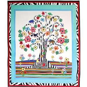  45 Wide Hot Flash Juicy Tree Panel White Fabric By The 