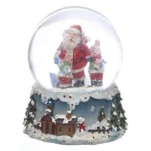  Personalized Small Santa Snow Globe   Children Christmas 