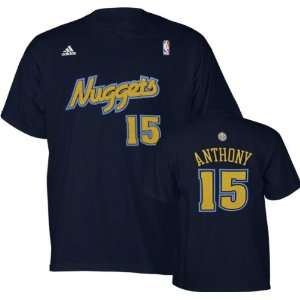  Carmelo Anthony adidas Navy Player Name and Number Denver 