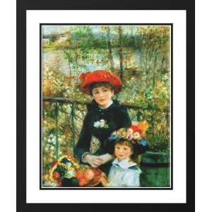 Renoir, Pierre Auguste 20x23 Framed and Double Matted Two 