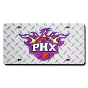  Phoenix Suns Deluxe Diamond Plate Laser Cut License Plate 