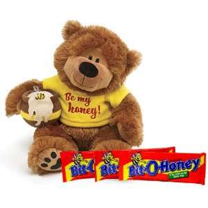Be My Honey Large Plush Teddy Bear  Grocery & Gourmet Food