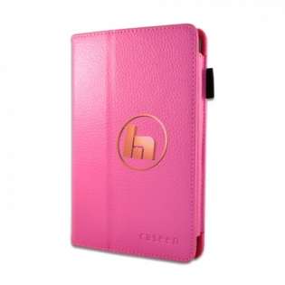 Pink Genuine Leather Stand Case Cover for  NOOK Color 