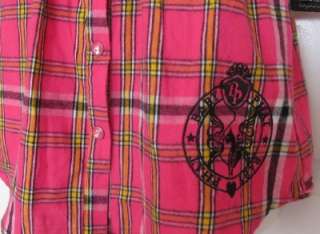 This plaid shirt is exclusive of decoration made by BABY PHAT, girl 