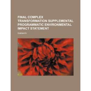   environmental impact statement summary (9781234469498) U.S