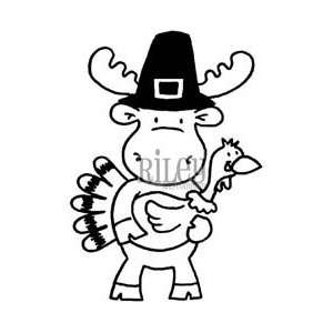  Riley And Company Cling Rubber Stamp Turkey Riley; 2 Items 