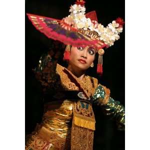 Gamelan Dancer Performing During Bali Arts Festival, Denpasar, Bali 