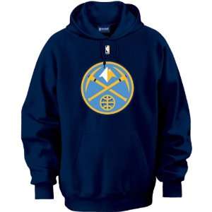  Denver Nuggets Primary Logo Hooded Sweatshirt (Navy) L 