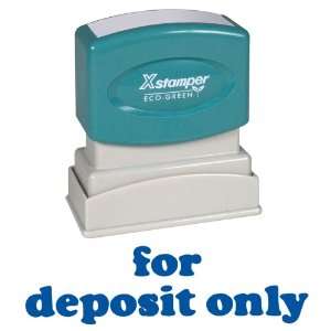  For Deposit Only   Xstamper Stock Stamp