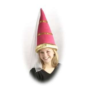  Royal Queen Medieval Princess Cone Pink Hat Zany Fun 