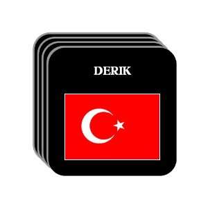  Turkey   DERIK Set of 4 Mini Mousepad Coasters 