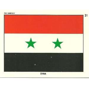 Desert Storm Sticker Syria Card #31