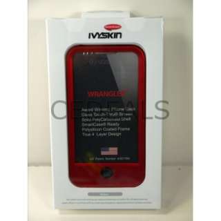  Wrangler RED Quattro Touch thru Glass Screen Case for iPhone 4 4S