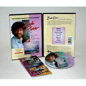  Bob Ross Seascape with Lighthouse DVD 60 Minutes Arts 