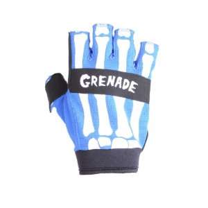 Grenade Mens Bender Fingerless Glove, Blue, Small  Sports 
