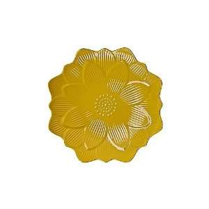  Tropix Key West Yellow Flower−Shaped Plate Kitchen 