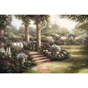  Betsy Brown 36W by 24H  Rose Garden I CANVAS Edge #3 