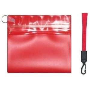  Red Waterproof Wallet and Red Lanyard