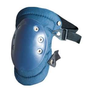Knee Pad Large Rubber Cap Soft Foam Padding Buckle Closures Blue One 