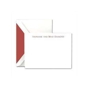  Personalized Pearl White Tiverton Correspondence Cards 