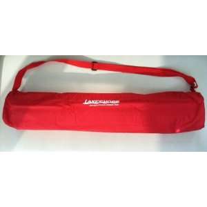  Yoga Non Slip Rolling Mat Pad Red Color with Red Carry 