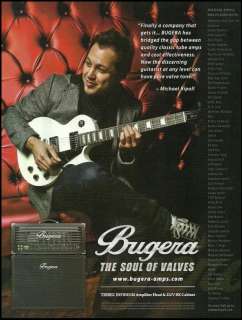 MICHAEL RIPOLL FOR BUGERA TRIREC INFINIUM AMPS AD 8X11 ADVERTISEMENT 